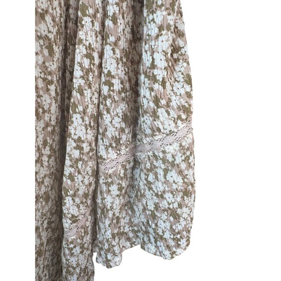 2/$30 Storia Small Floral Tassel Tie Boho Dress Small 100% Polyester - Picture 14 of 16